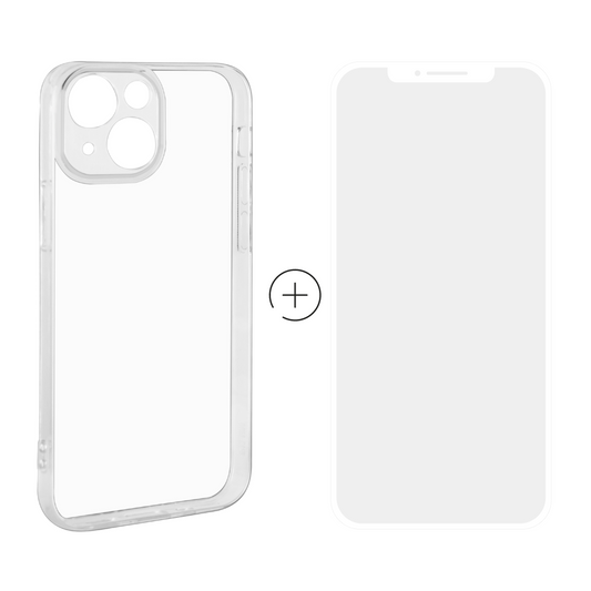 Panzerglas + Silicon Case