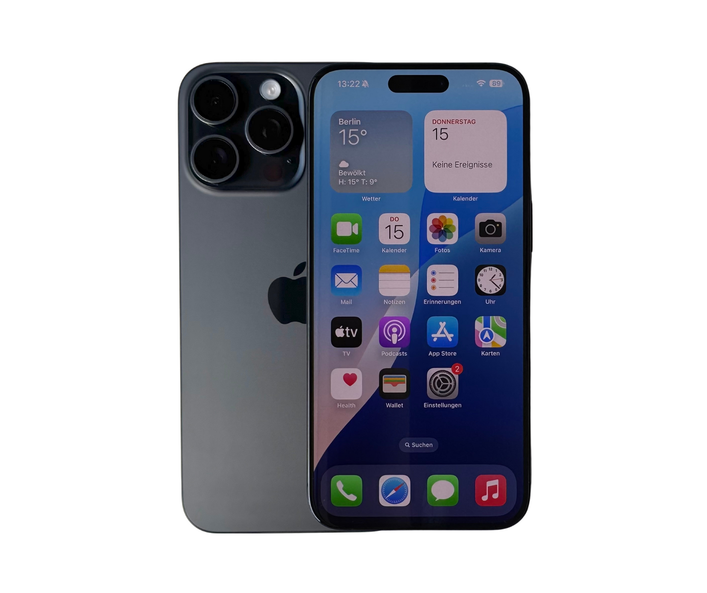 iPhone 15 Pro - Titan Schwarz