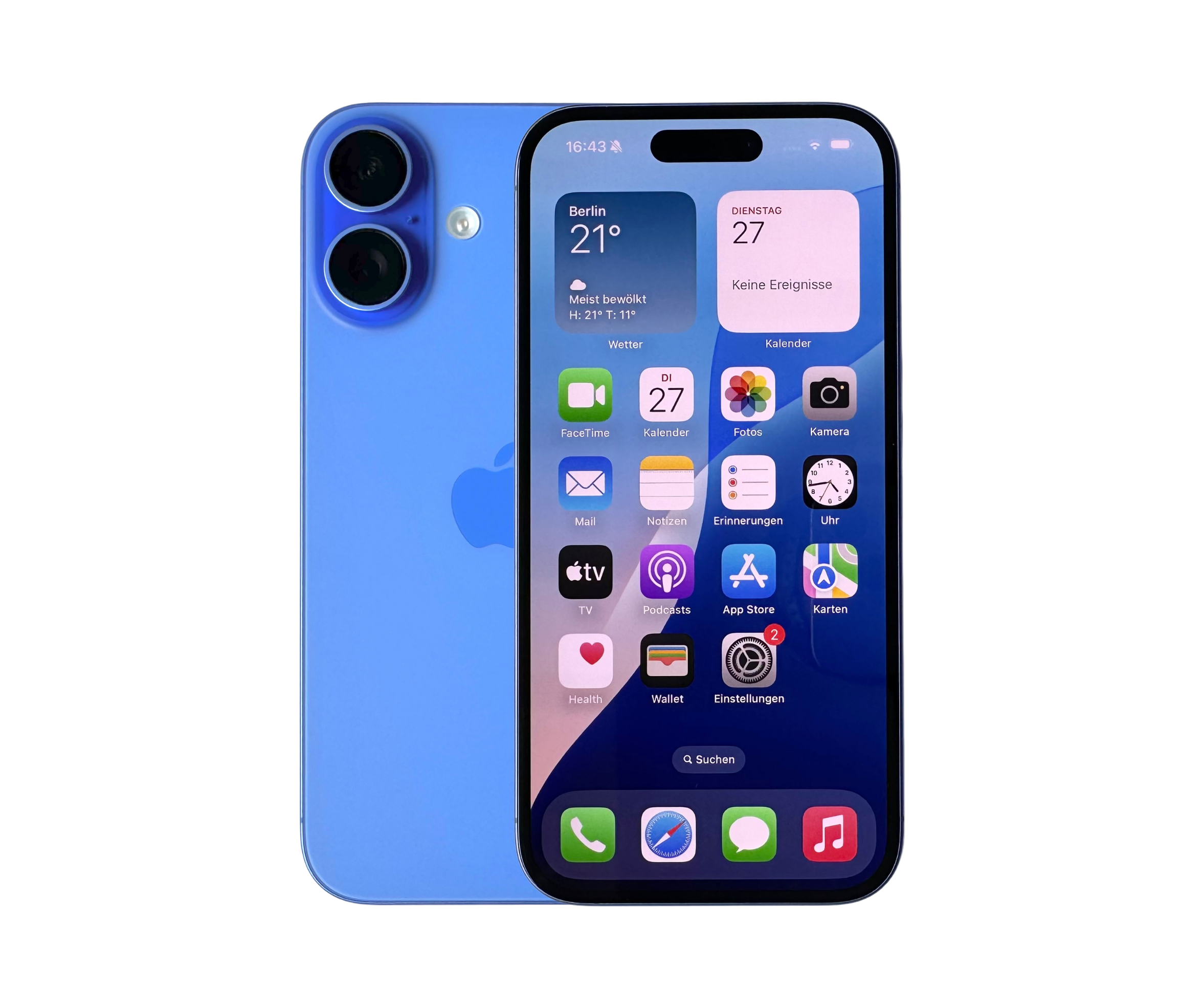 iPhone 16 - Blau