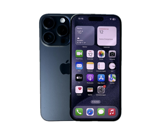 iPhone 15 Pro Max - Titan Blau